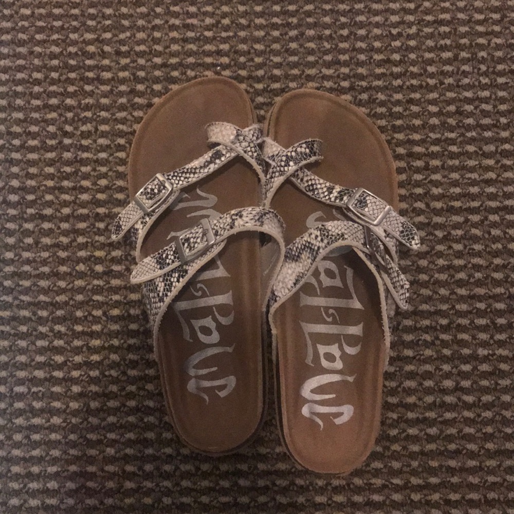 Mad paw snakeskin sandals just like Birkenstock’s